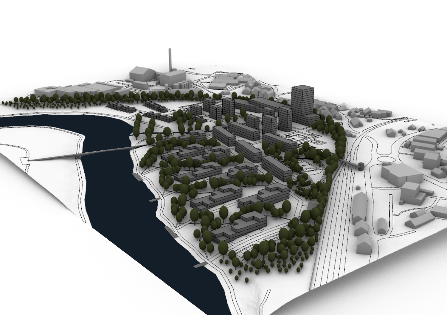 Prostorski prikaz urbanistične ureditve – 2