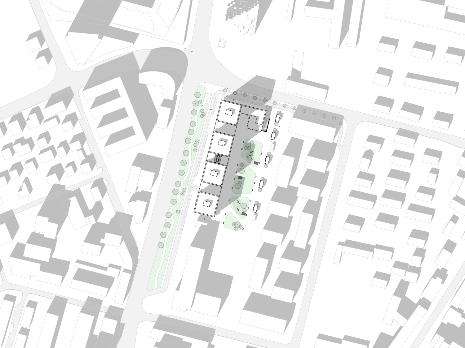 Stanovanjski Kompletk Bežigrajski Dvori 02 Situacija 2 Wood SF
