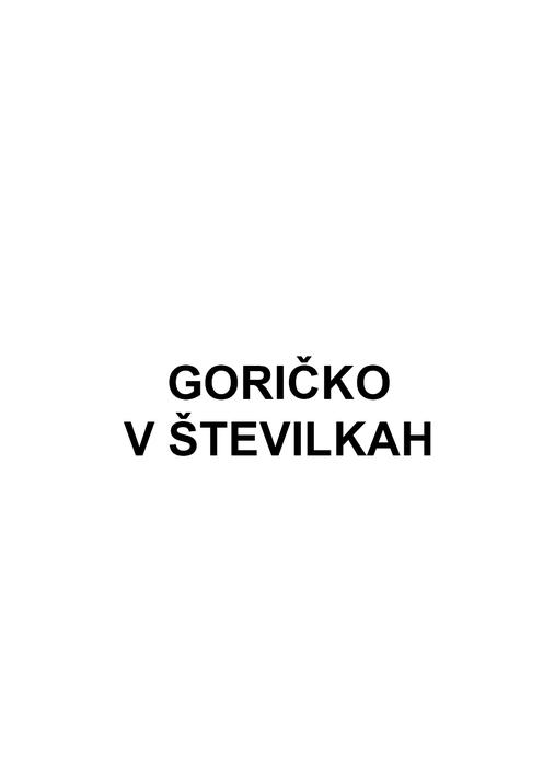 Statistika Goričko
