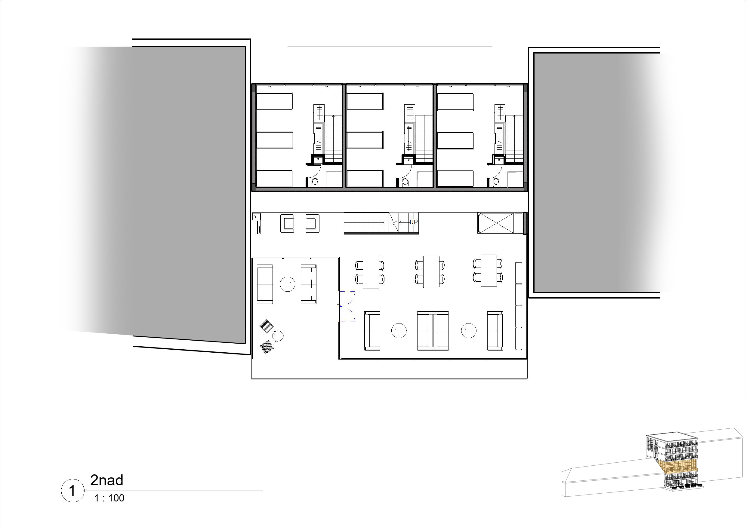 Projekt Študentski Dom Tobačna 2nadstropje 7