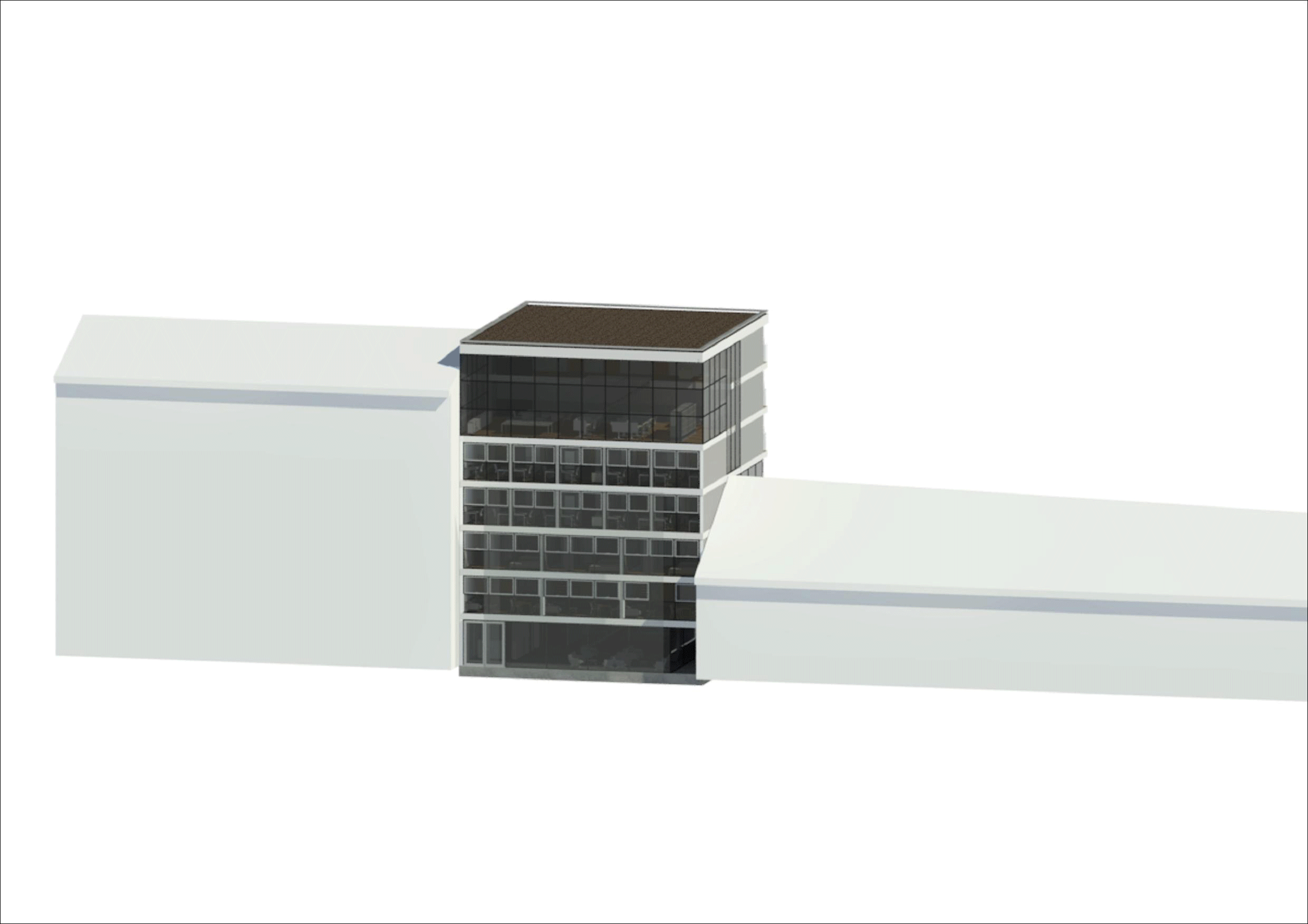 Projekt Študentski Dom Tobačna 3d Model 9