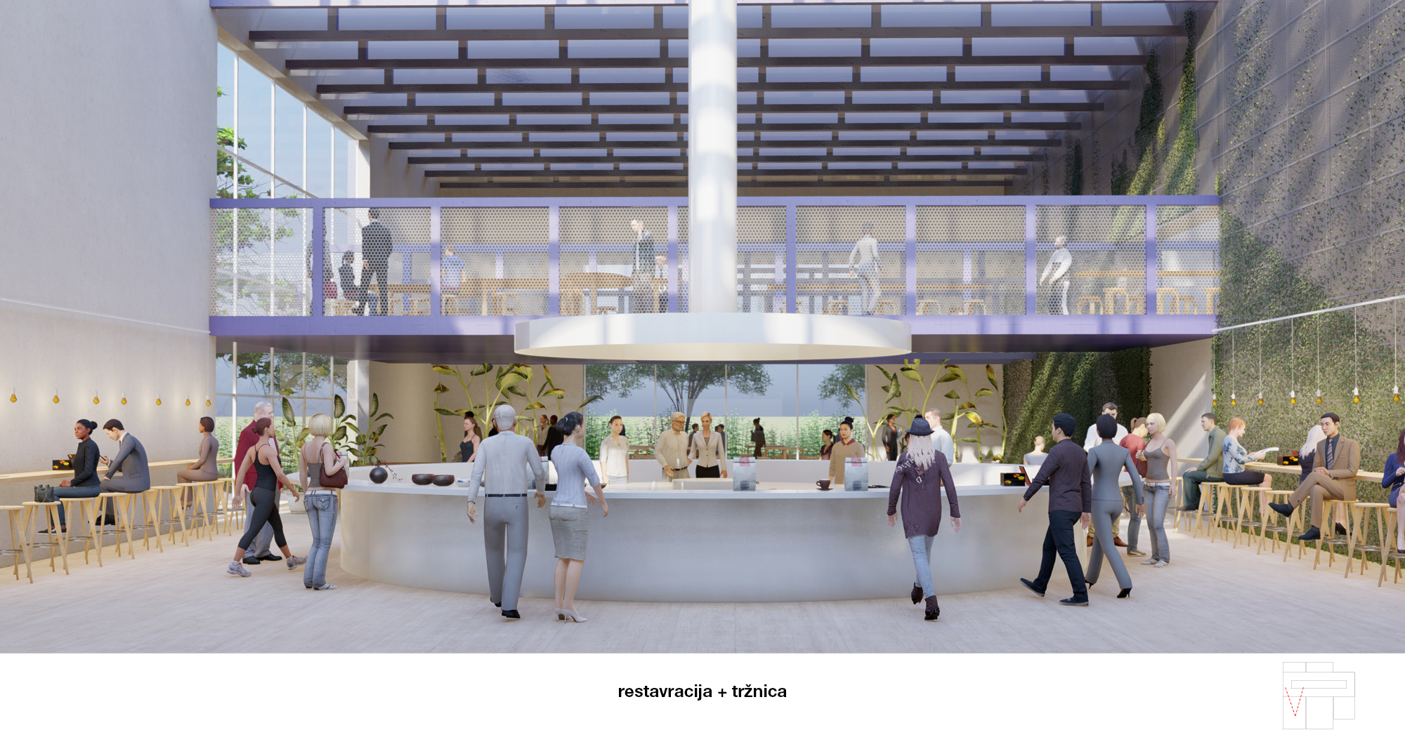 Ambient food court-a